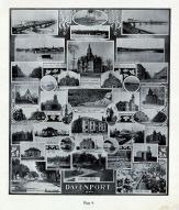Davenport, Central Park, Kirkwood, City Hall, Public Library, Crescent Bridge, Central Fire Station, Scott County 1905